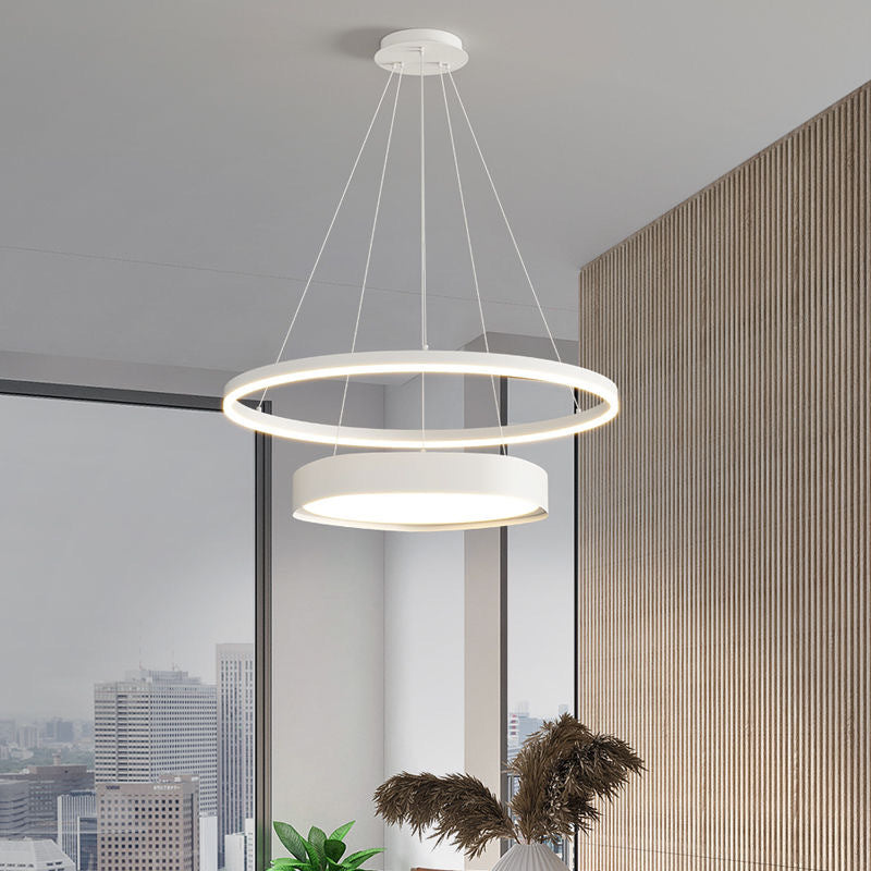 Lámpara LED redonda moderna para el comedor