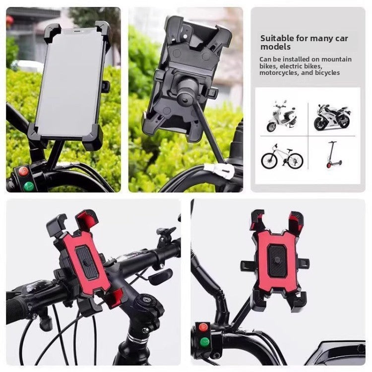 Soporte para teléfono de bicicleta/motocicleta antivibración y antivibración