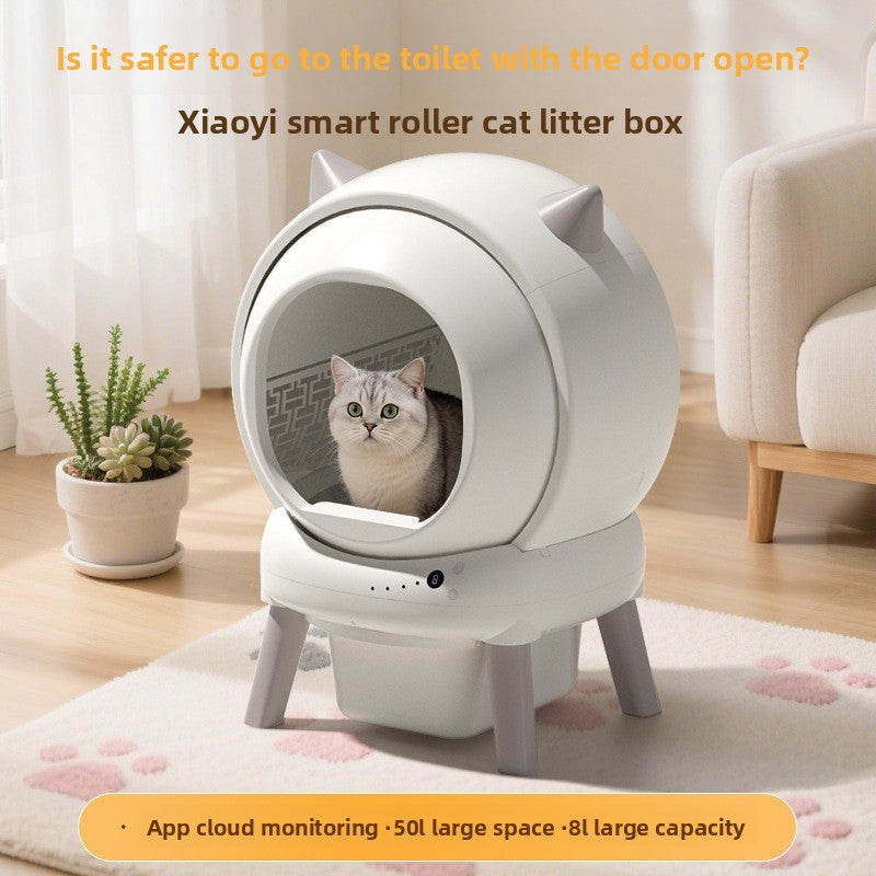 Caja de arena automática para gatos,
