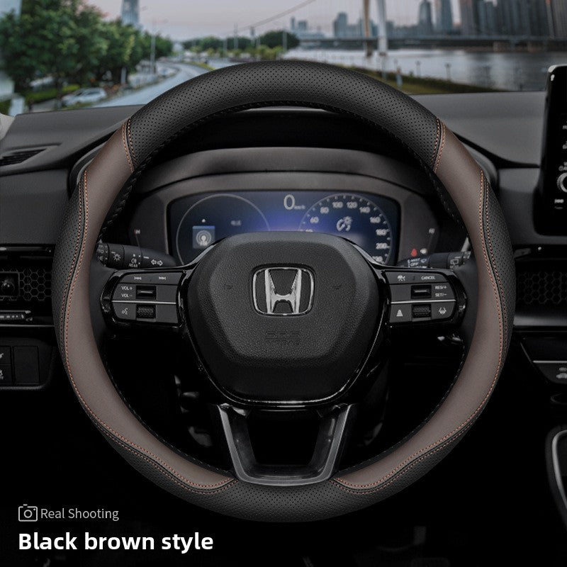 Cubierta del volante del coche Honda de cuero genuino ultrafino