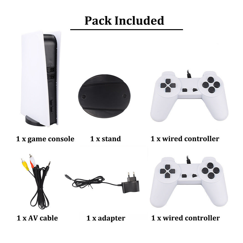 Consola de juegos retro nostálgica con conectividad de TV