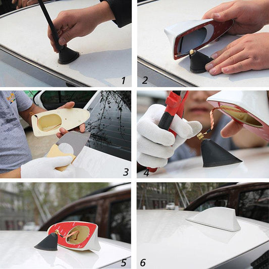 Shark Fin Antenna for Car Roof with Signal Reception