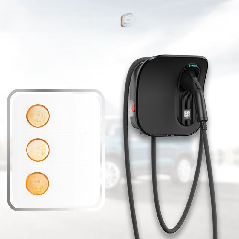 Estación de carga de vehículos eléctricos estándar europeo para uso doméstico