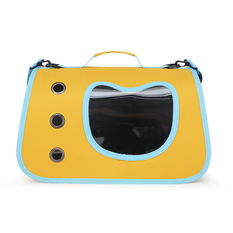 Mochila transparente para mascotas
