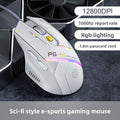 Ratón para juegos con cable Inphic PG1 con iluminación RGB