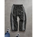 Pantalones casuales con puño con cordón para hombre