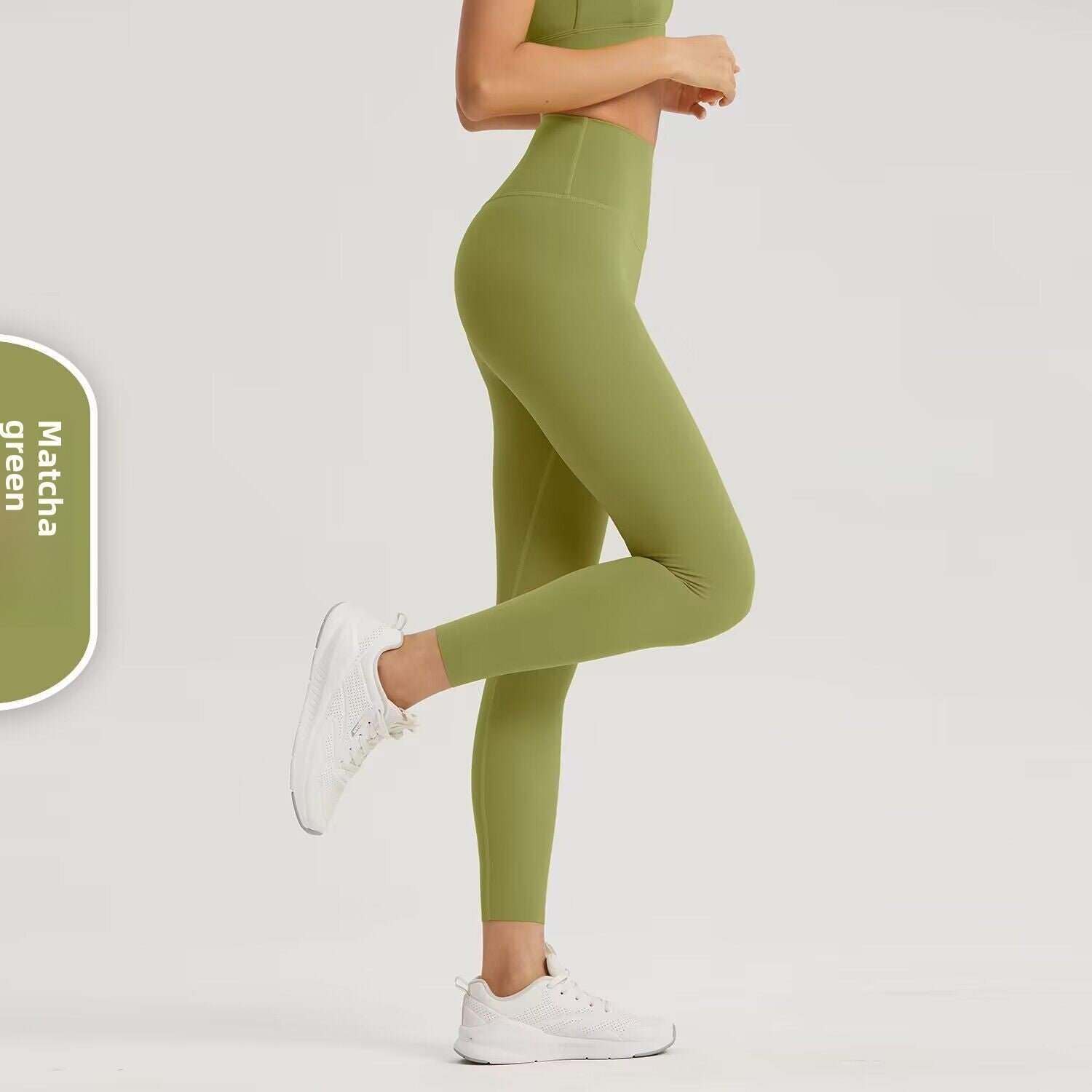 Pantalones de fitness de yoga de cintura alta para mujer