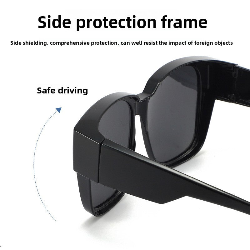 Gafas de sol polarizadas con clip, protección UV