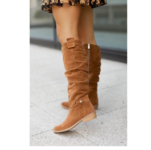 ¿Mujeres de gamuza de top alto? S botas