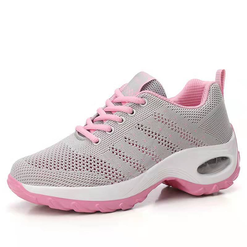 Zapatos deportivos de malla para mujer, calzado deportivo casual ligero