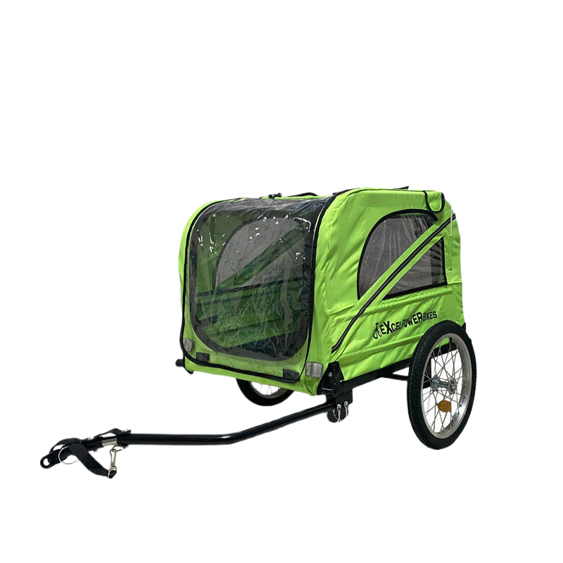 Remolque plegable para mascotas en bicicleta para viajes al aire libre