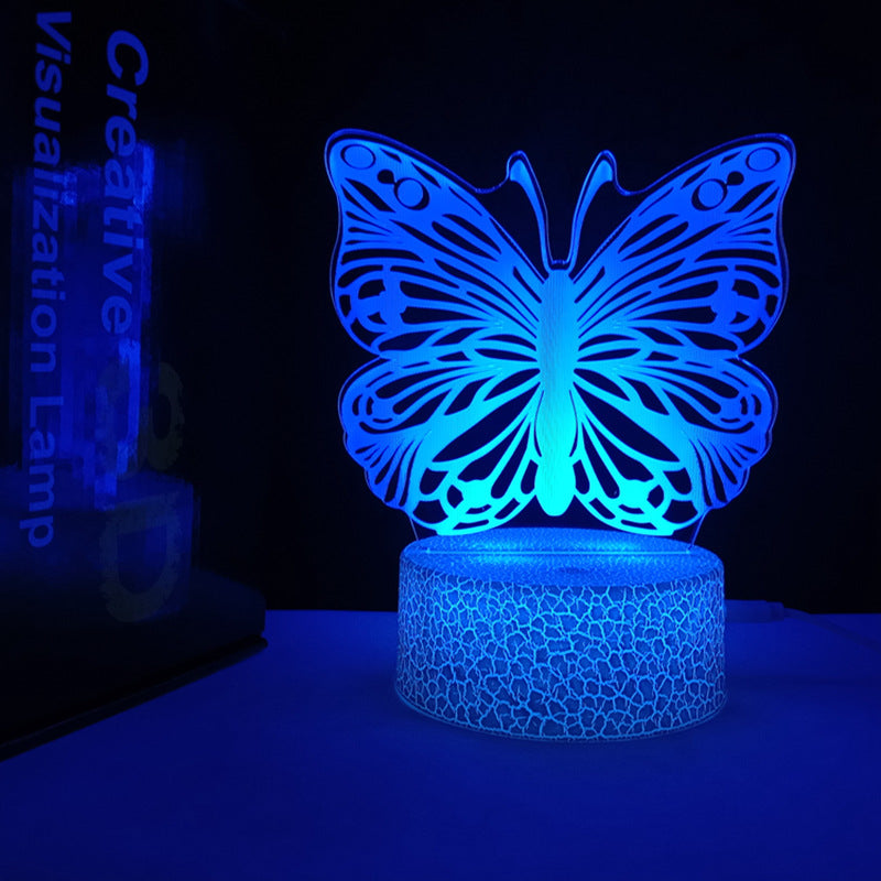 Luz nocturna 3D Horse USB que cambia de color Control remoto Lámpara decorativa para habitación de niños
