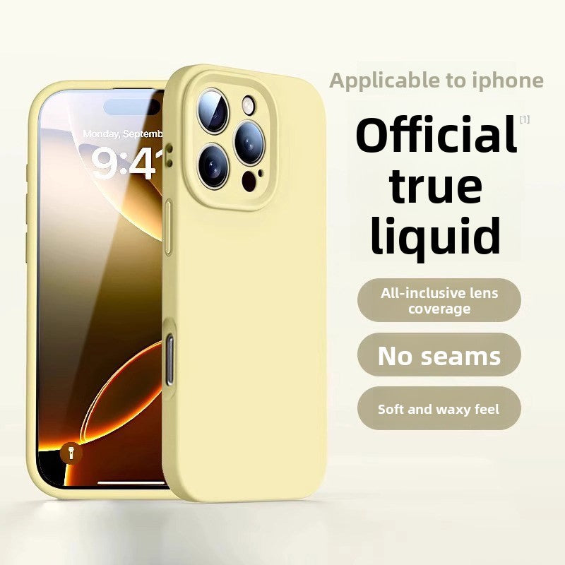 Funda de silicona líquida adecuada para Apple