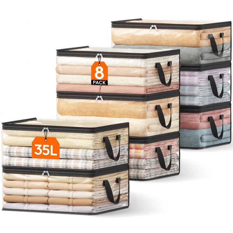 Bolsas de almacenamiento transparentes con doble cremallera