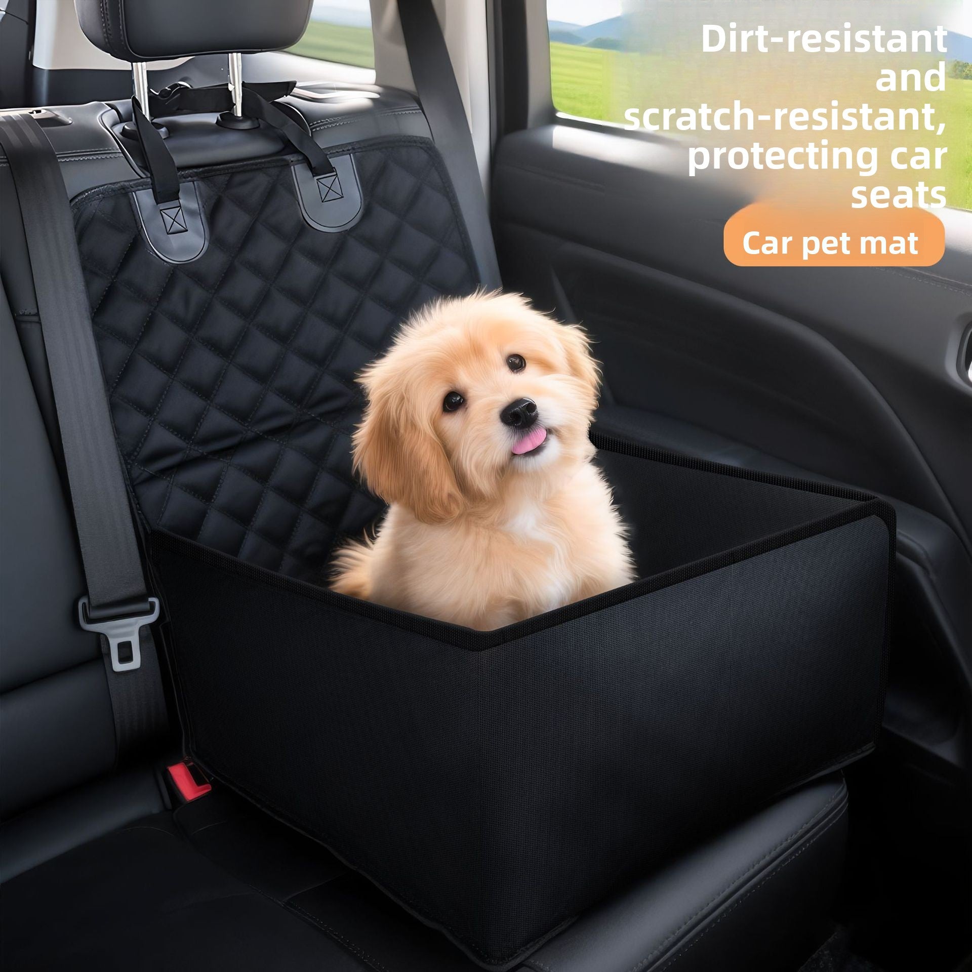 Cojín impermeable para asiento de coche para mascotas para perros y gatos