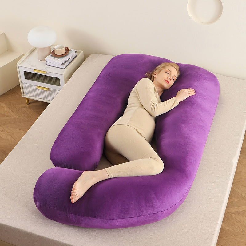 Almohada de soporte para el vientre en forma de G para mujeres embarazadas