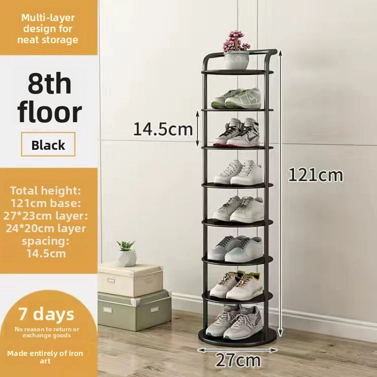 Multi Tier Iron Shoe Rack for Home Entrance Storage
