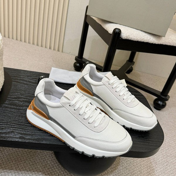 Zapatillas deportivas casuales de cuero para hombre