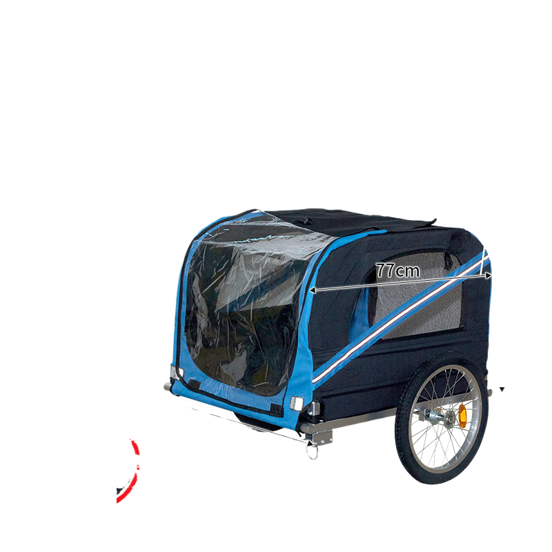 Remolque plegable para mascotas en bicicleta para viajes al aire libre
