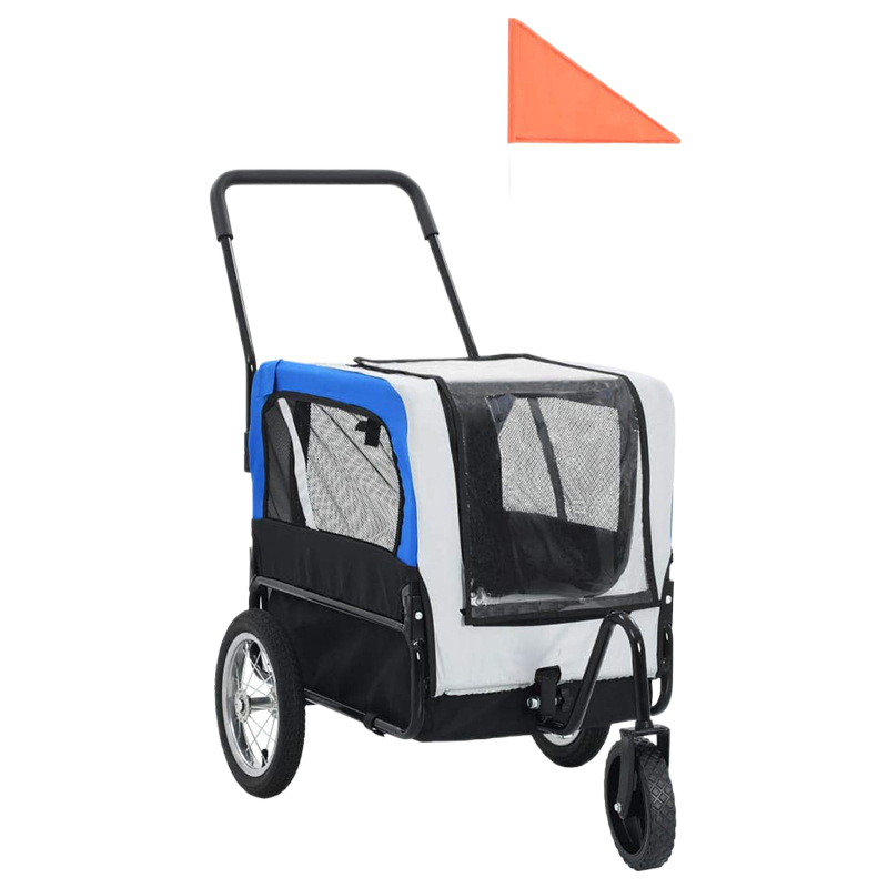 Remolque plegable para mascotas en bicicleta para viajes al aire libre