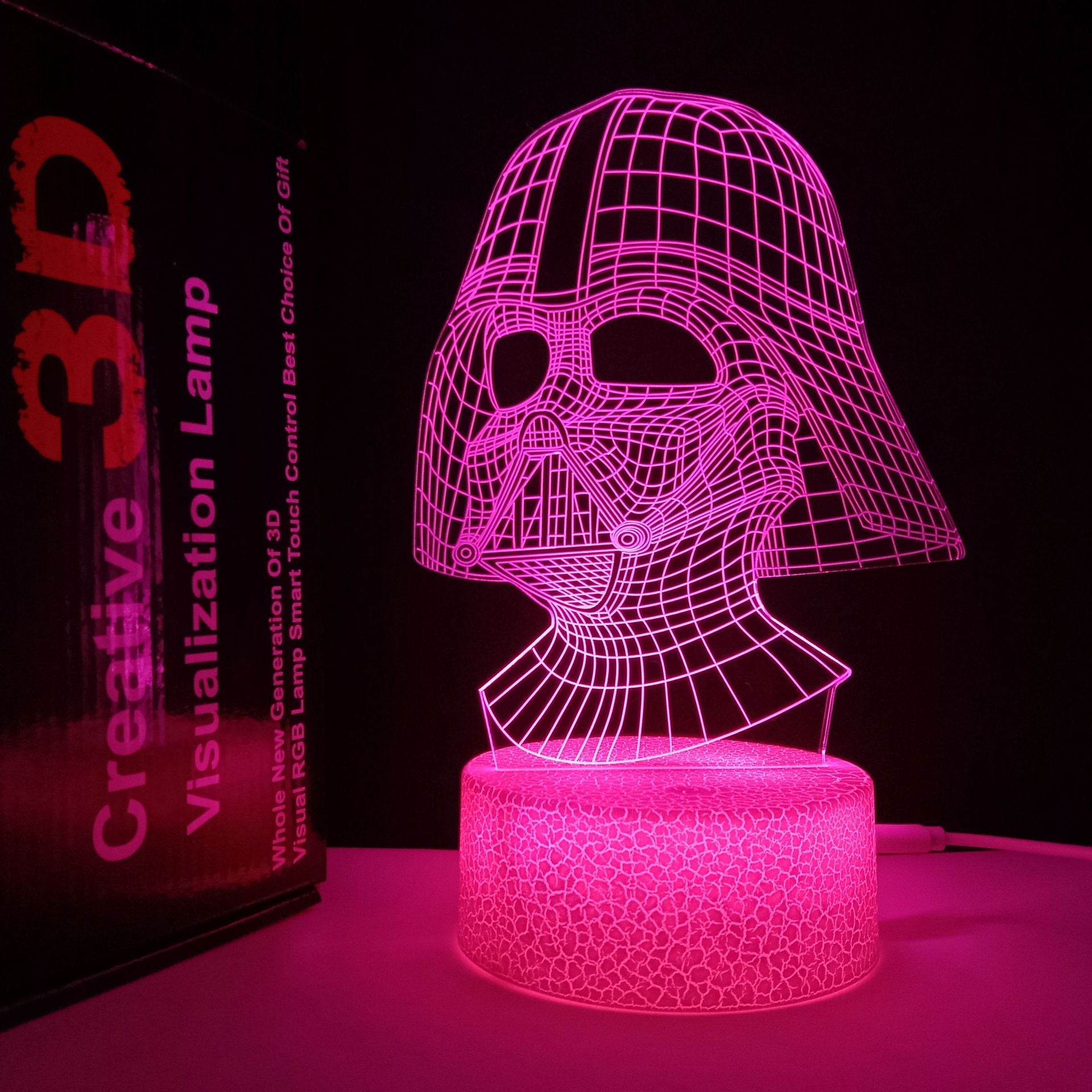 Luz nocturna 3D Horse USB que cambia de color Control remoto Lámpara decorativa para habitación de niños