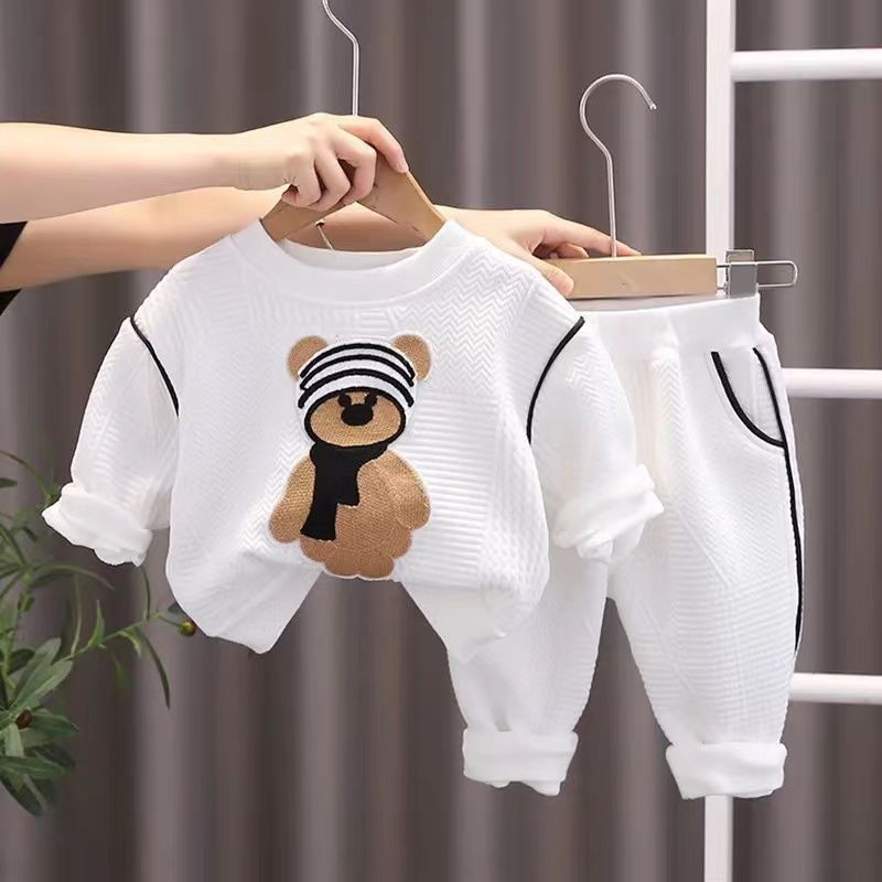 Conjunto de dos piezas de manga larga para niños