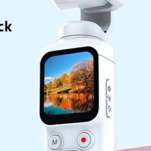 Cámara de bolsillo 4K con Wi-Fi y pantalla táctil