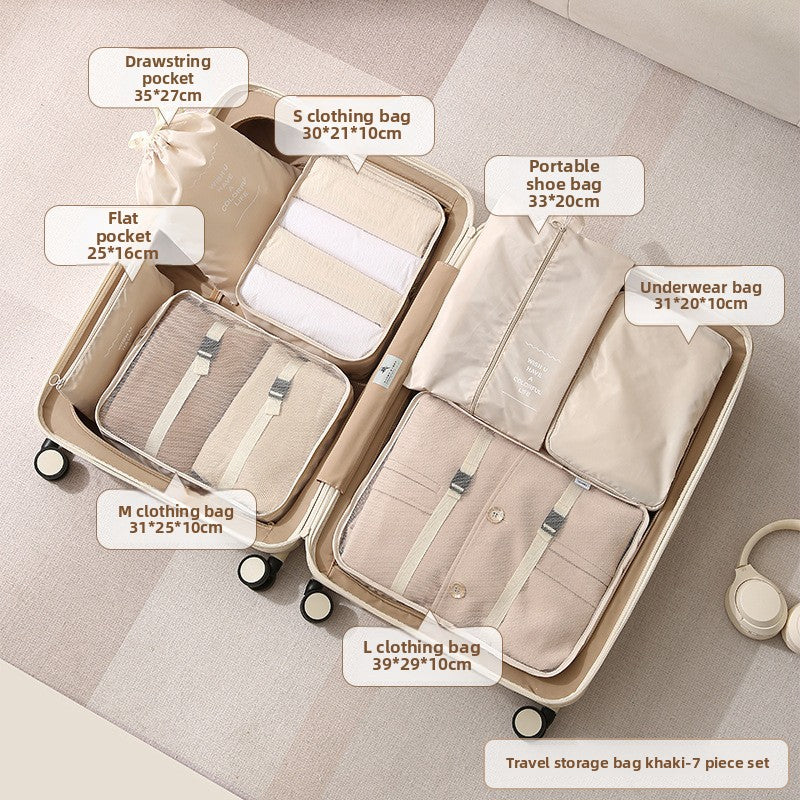Juego de bolsas organizadoras de viaje multifuncionales
