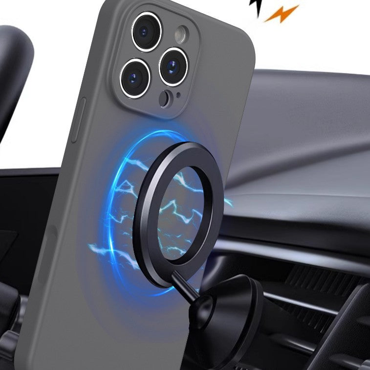 Funda de silicona magnética para iPhone