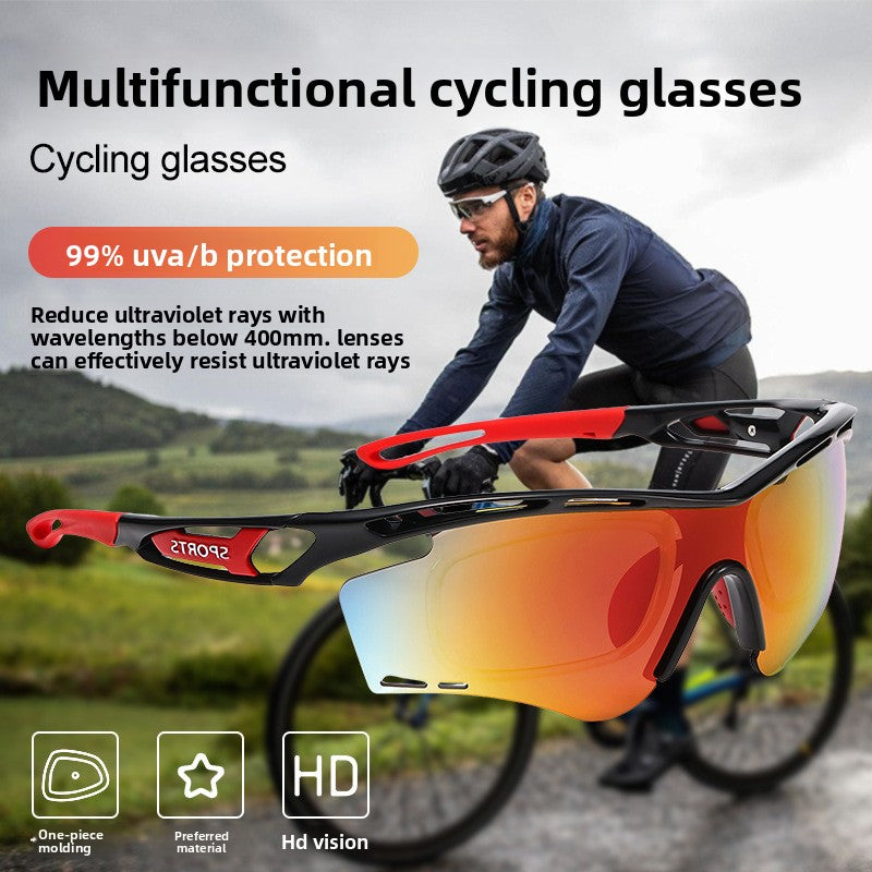 Gafas de sol deportivas que cambian de color para ciclismo y carrera