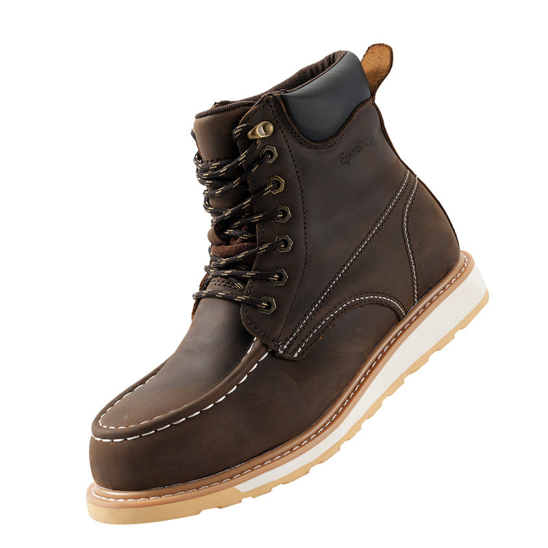 Men Safety Work Shoes Steel Toe Waterproof
