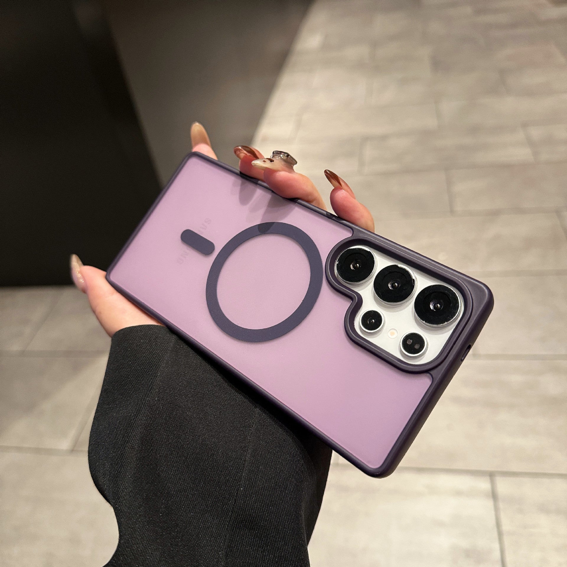 Funda para teléfono Samsung Funda rígida mate magnética