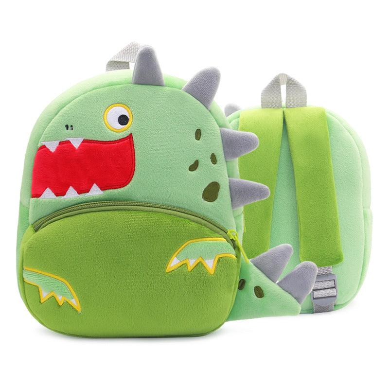 Mochila de peluche de animales de dibujos animados para niños