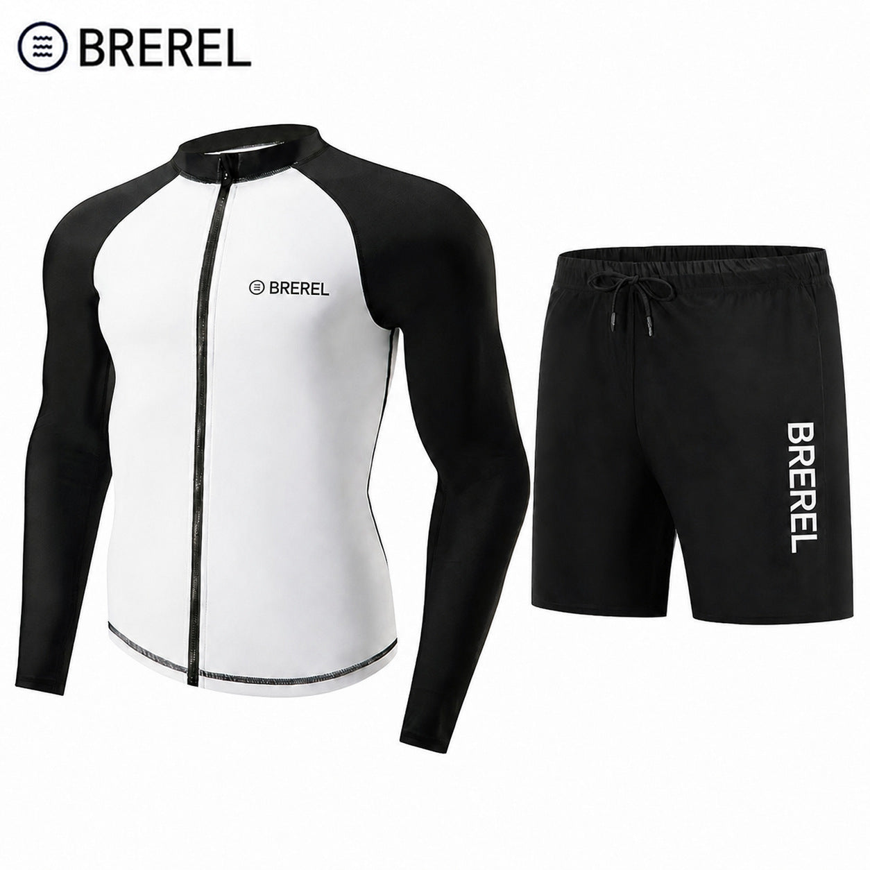Conjunto de traje de baño de secado rápido para hombre