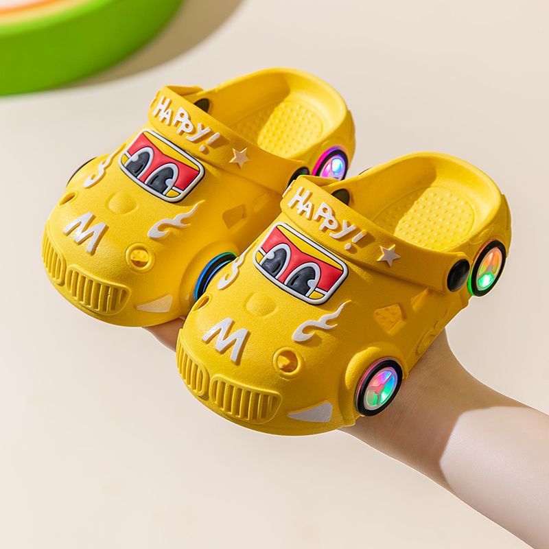Zapatillas luminosas de dibujos animados para niños