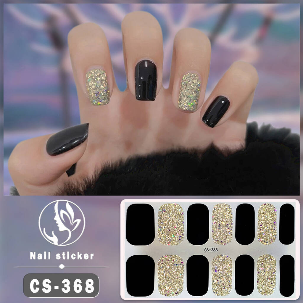 Pegatinas de uñas de gel Calcomanías de manicura impermeables