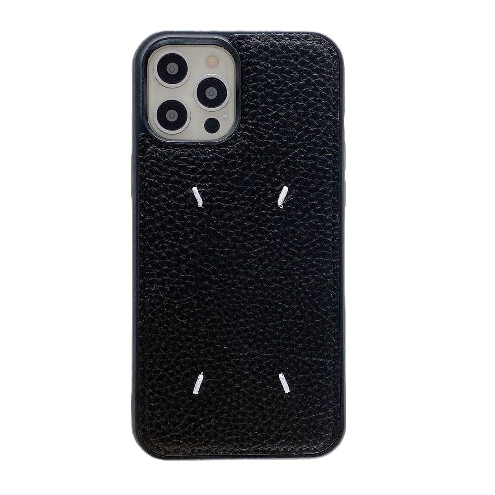 Funda de cuero bordado para iPhone de Apple
