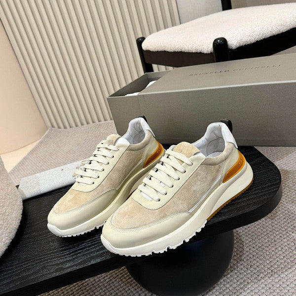 Zapatillas deportivas casuales de cuero para hombre