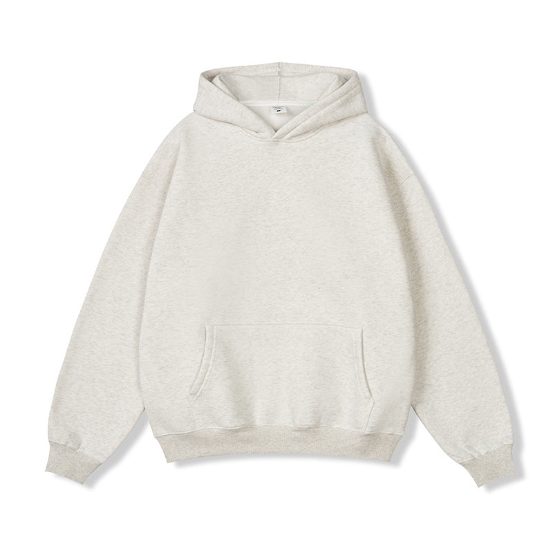 Sudadera con capucha de gran tamaño forrado de vellón para hombre
