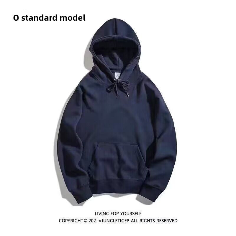 Sudadera de vellón con capucha para hombre, jersey casual de gran tamaño