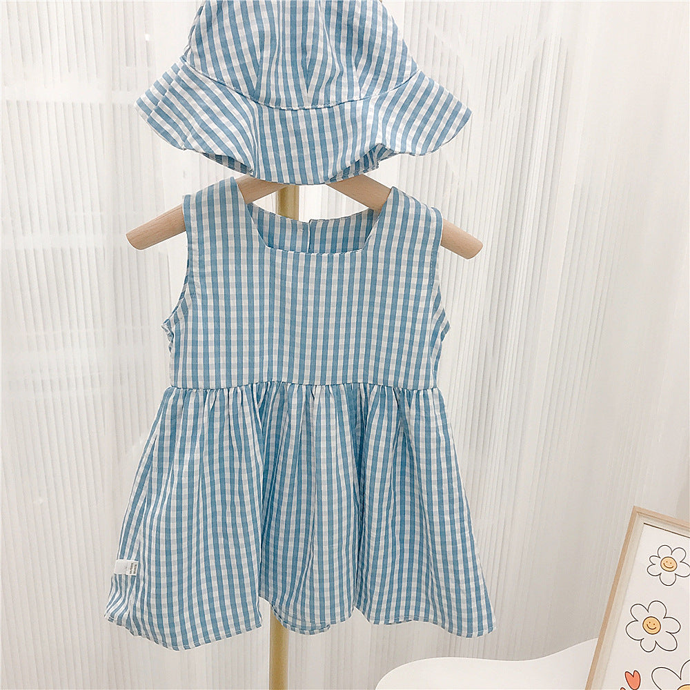 Conjunto de camisa y pantalones cortos a cuadros para niños