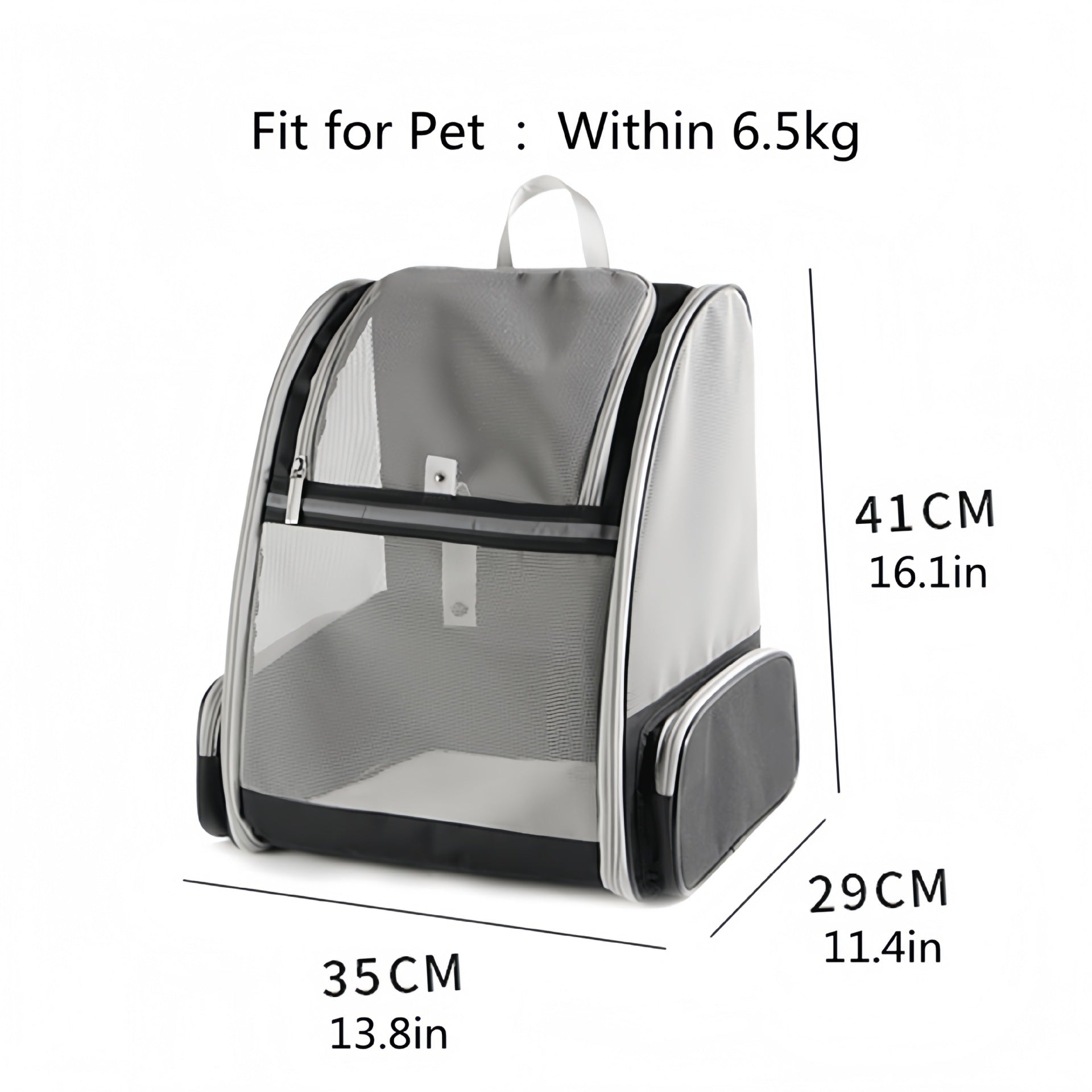 Bolsa plegable de doble hombro para mascotas