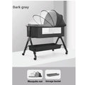 Cuna portátil de altura ajustable con mosquitera