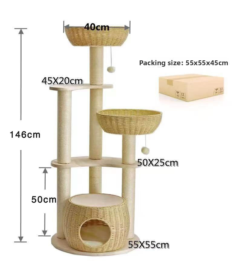 Torre de escalada para gatos