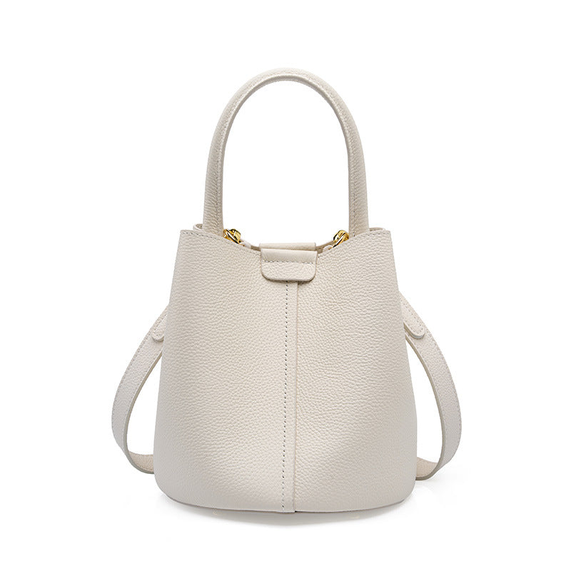 Bolso de cuero para bolsos de cubo