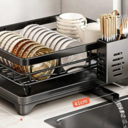 Estante de drenaje de cocina multifuncional