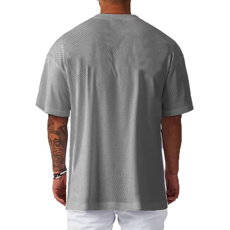Camiseta holgada estampada para hombre
