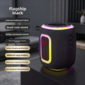 Altavoz Bluetooth RGB inalámbrico con graves pesados