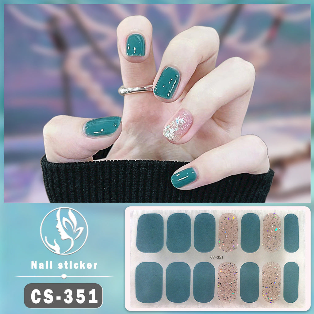 Pegatinas de uñas de gel Calcomanías de manicura impermeables