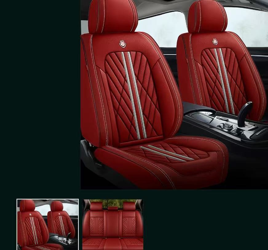 Funda universal para asiento de coche de cuero napa